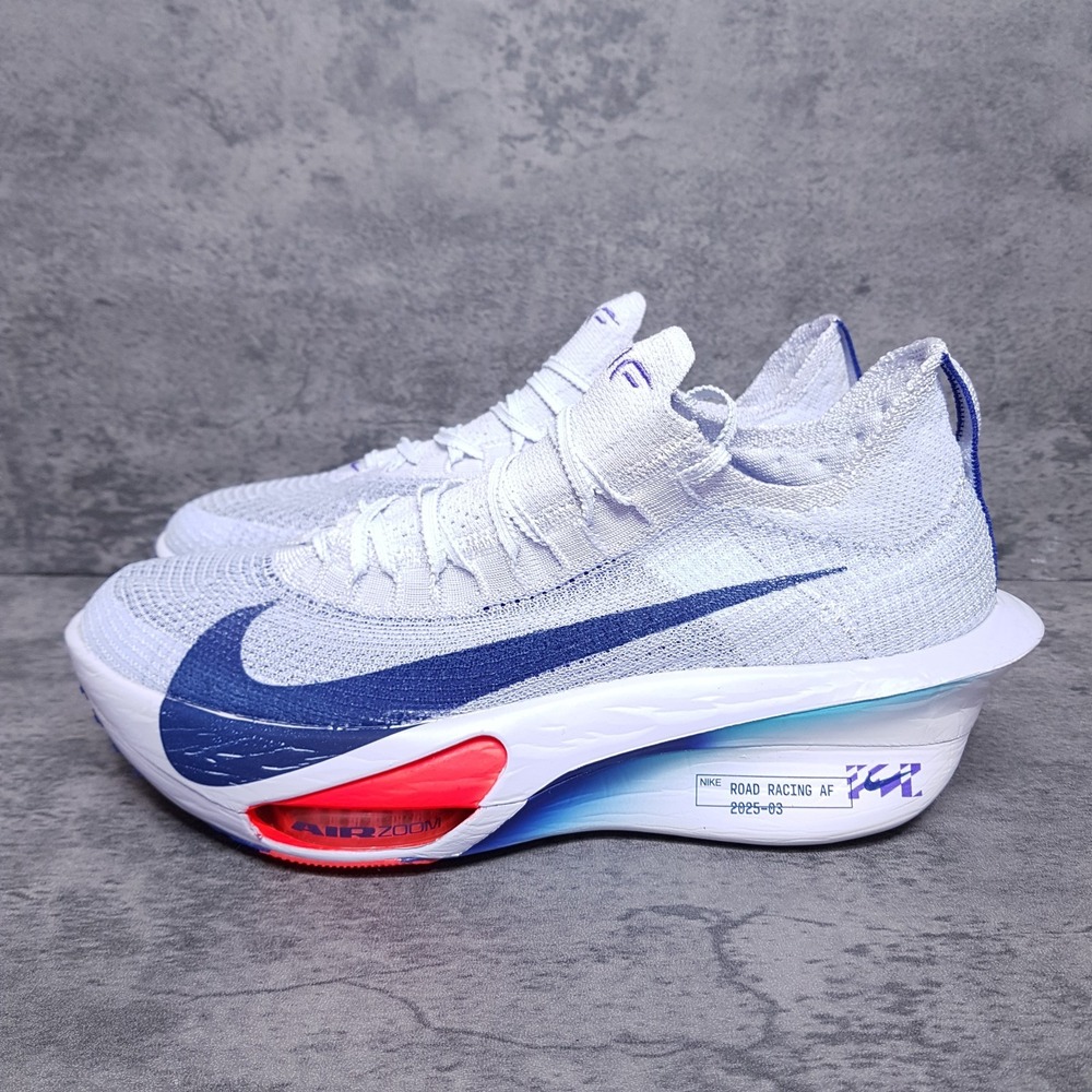 NIKE Air Zoom Alphafly NEXT% 3 Running Shoes Mens Size 11.5 Grey Blue Void